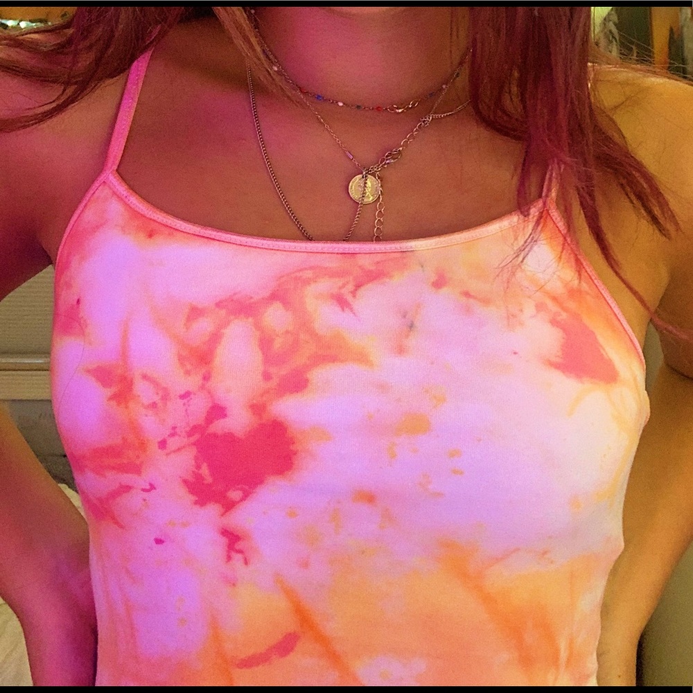 Girls tie dye tank top